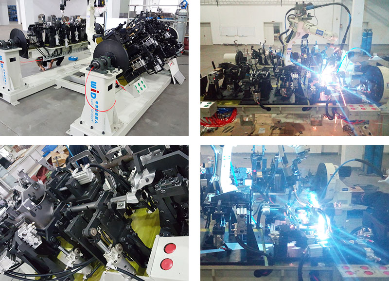 汽車零部件機器人雙工位焊接工作站案例！